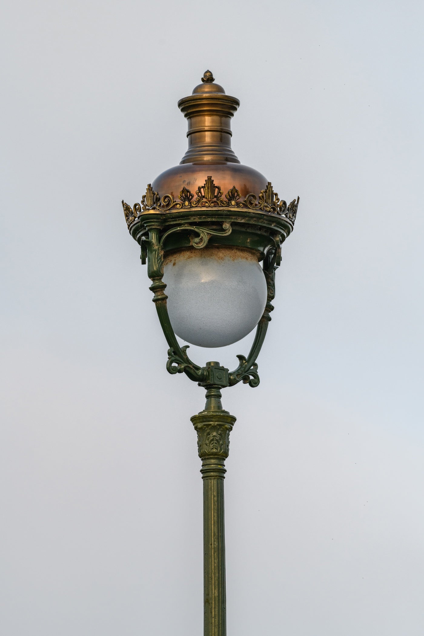 Lampadaire historique du boulevard des Pyrénées à Pau - Photo à télécharger