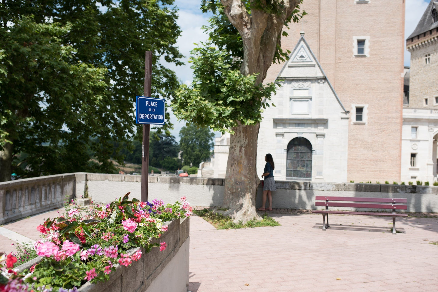 Quartier du Château de Pau, place de la déportation - photo à télécharger