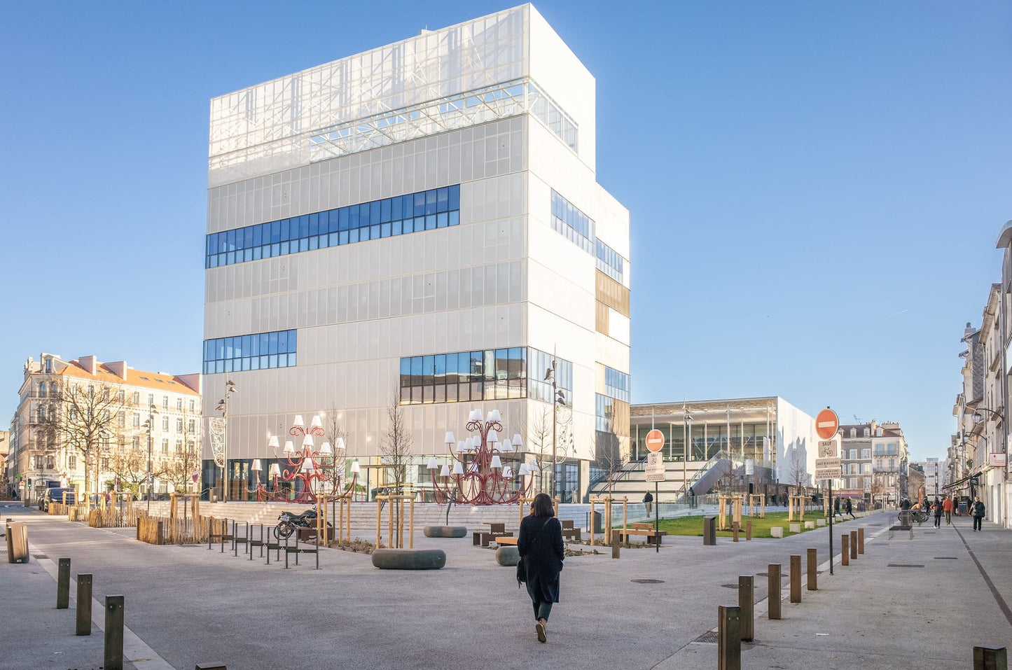 Le quartier des  halles de Pau - Photo à télécharger